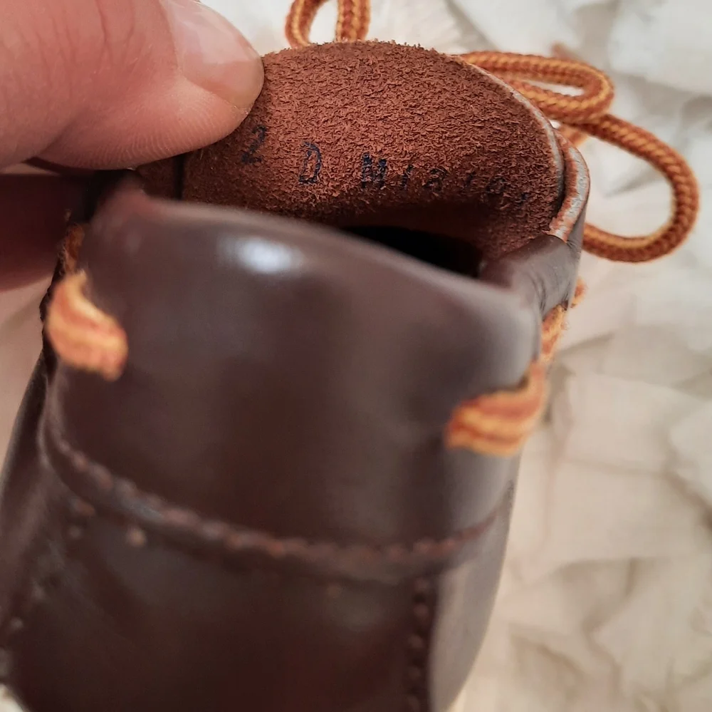 Step and Stride Brown Boat Shoes Baby Loafers Infant Size 2